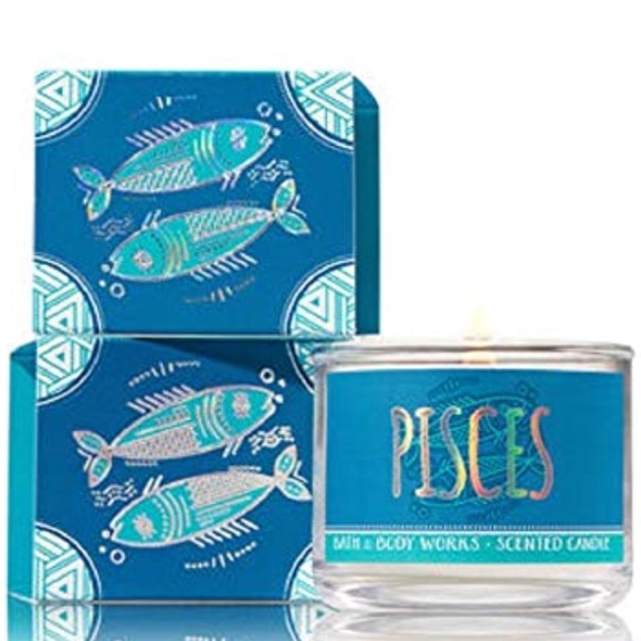 Bath & Body Works | Accents | Bath Body Works Zodiac Mini Candle Pisces ...